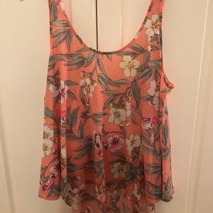 SOLD American Eagle Floral Tank